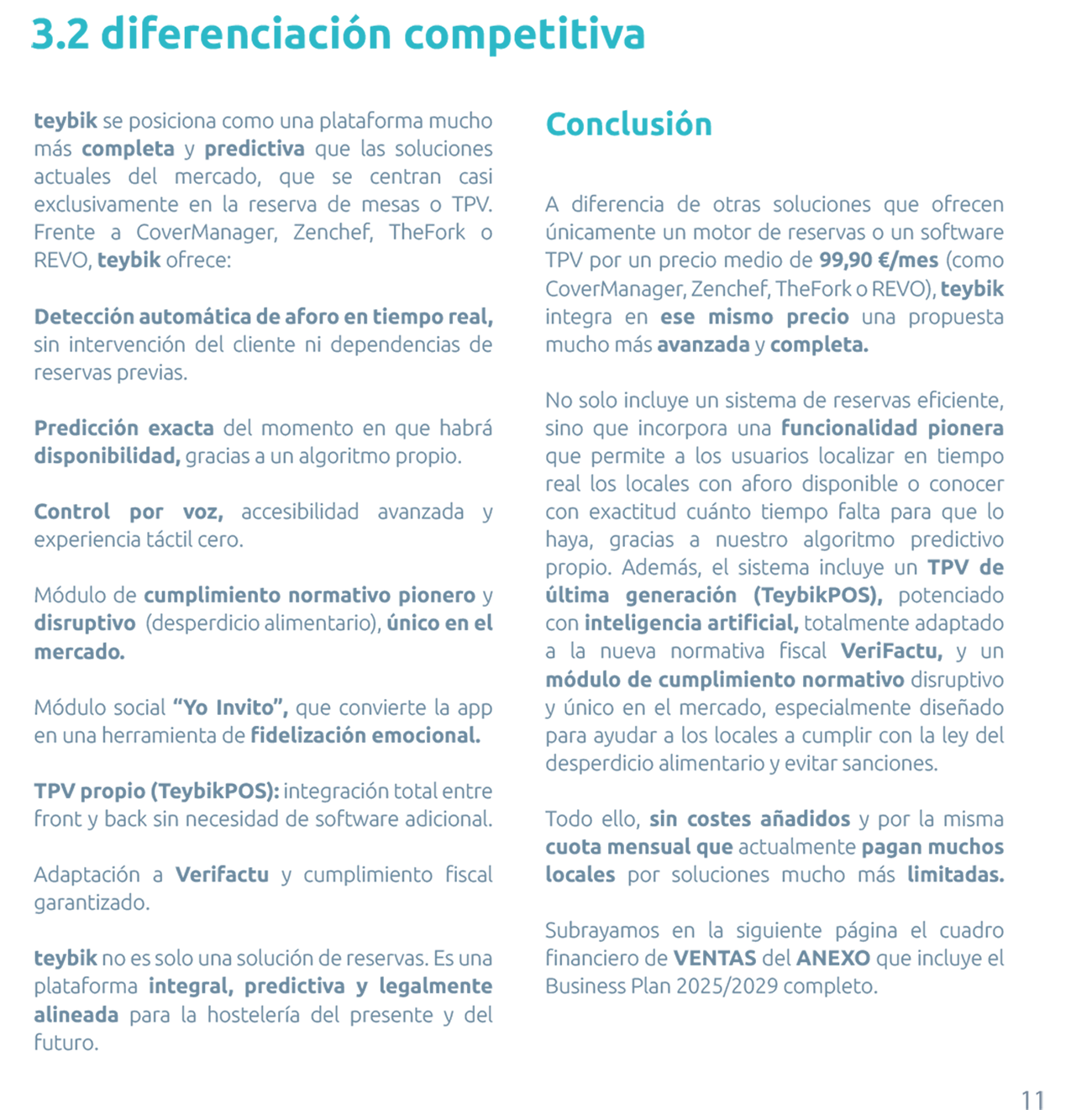 Lámina del deck: Solución y propuesta